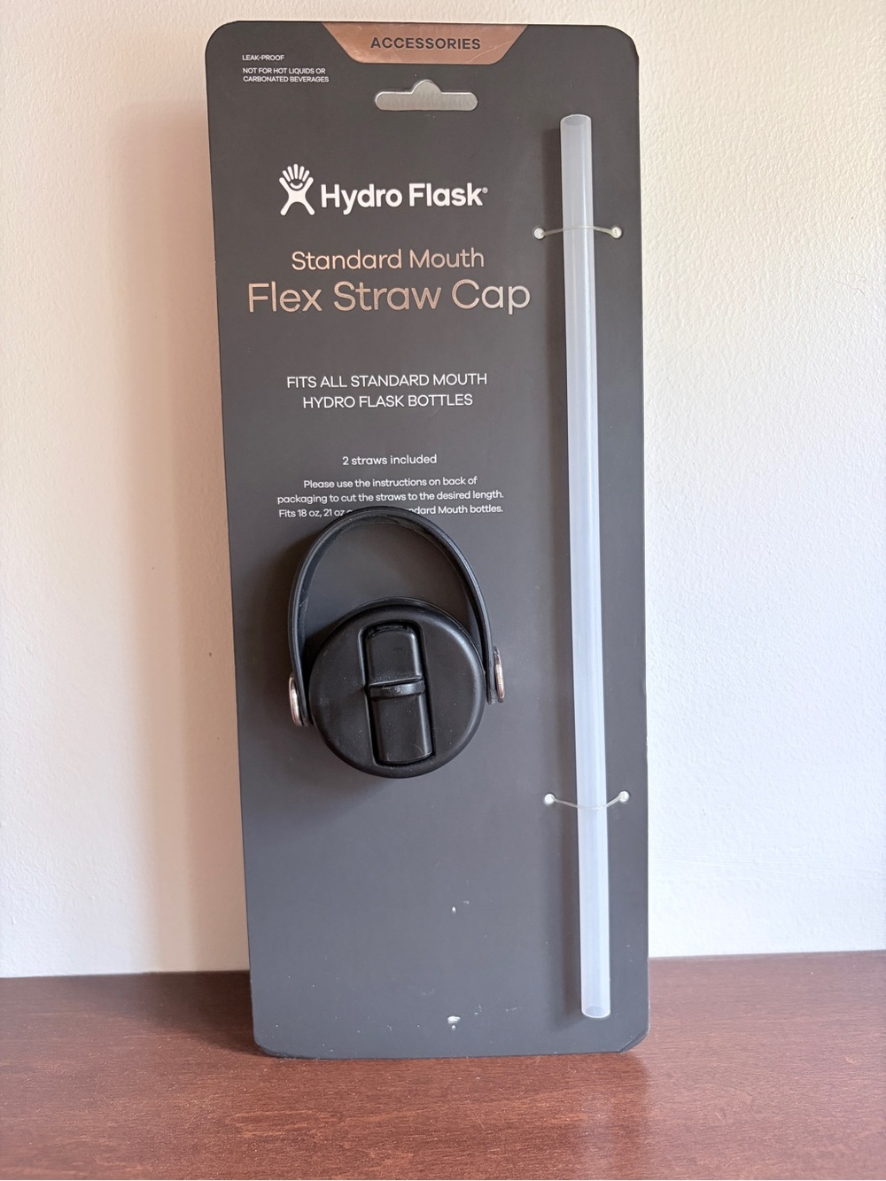 Hydro Flask Black Replacement Straw Lid with Carry Handle